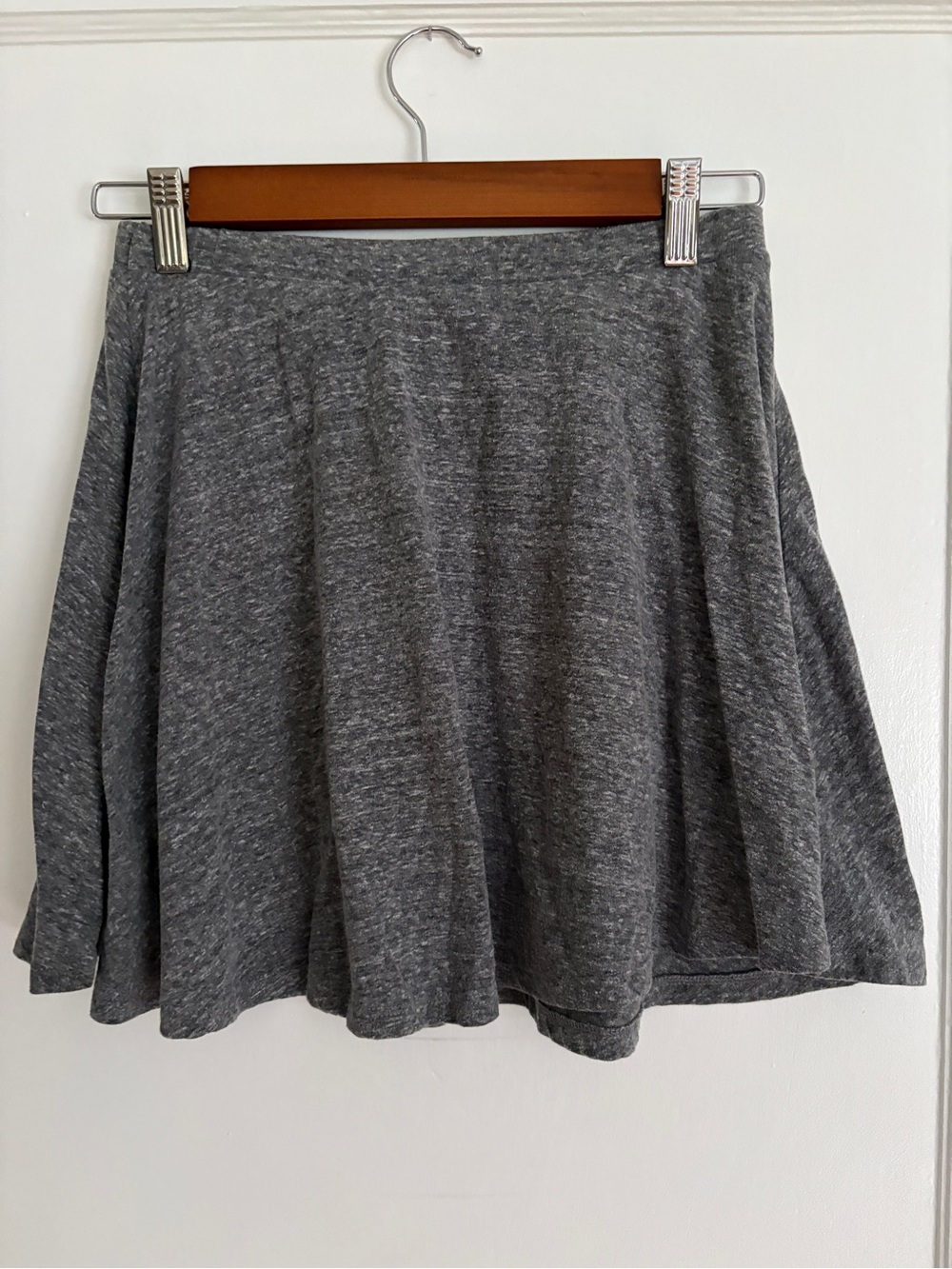 Cute Heather Gray Shorty Skirt